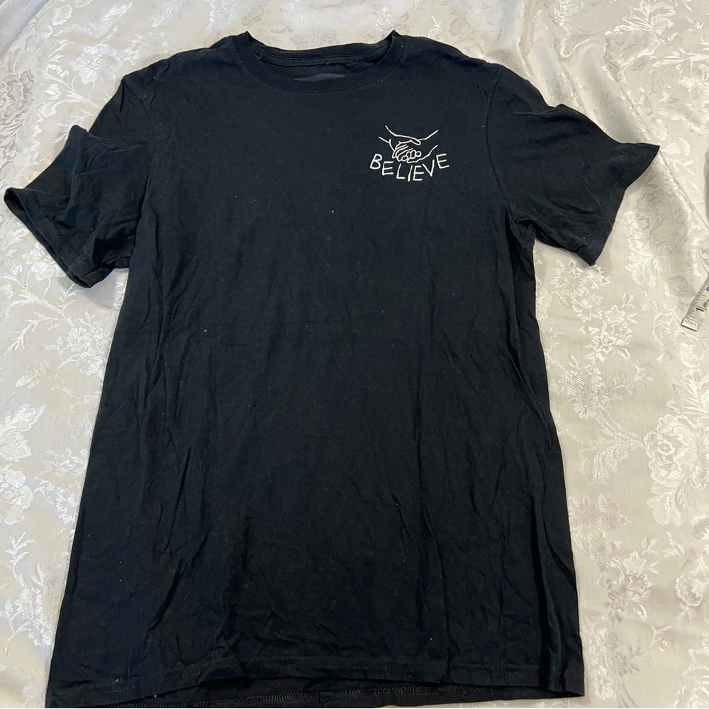 Progress is impossible without change Black tee shirt size Med